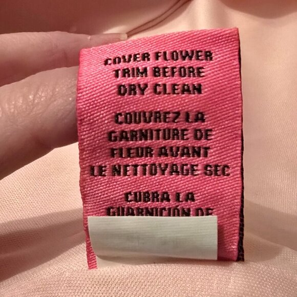 Betsey Johnson Pink Mimosa Sheath Mini Dress Sz 4 - Picture 10 of 11